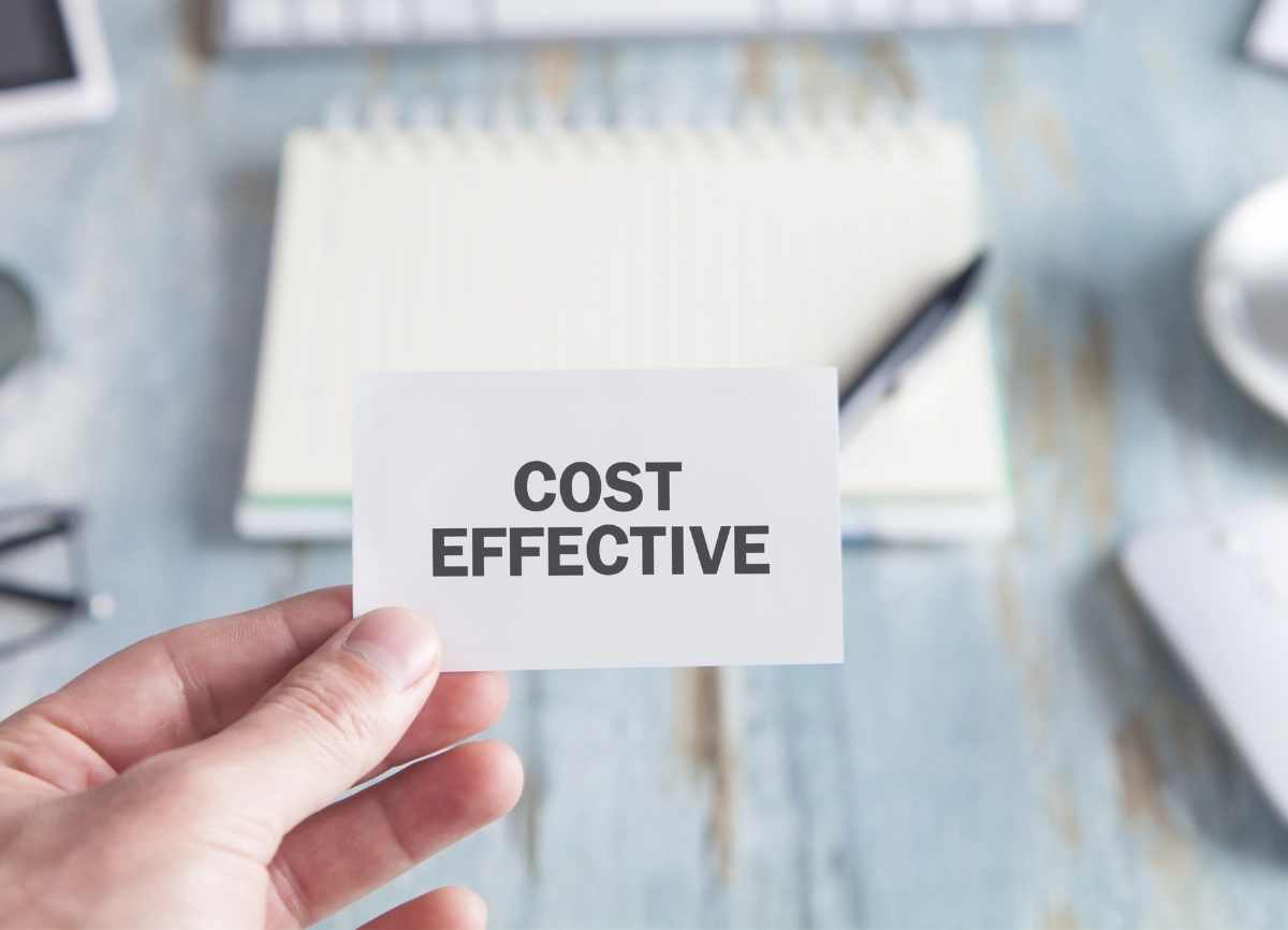 A picture of the words cost effective. We provide effective hair loss treatment utilising PRP